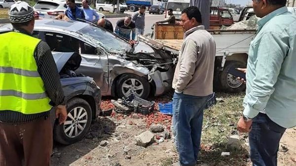 إصابة شخصين فى حادث