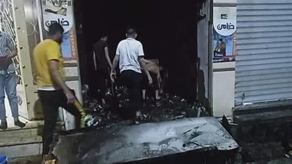 حريق محمصة بالإسكندرية