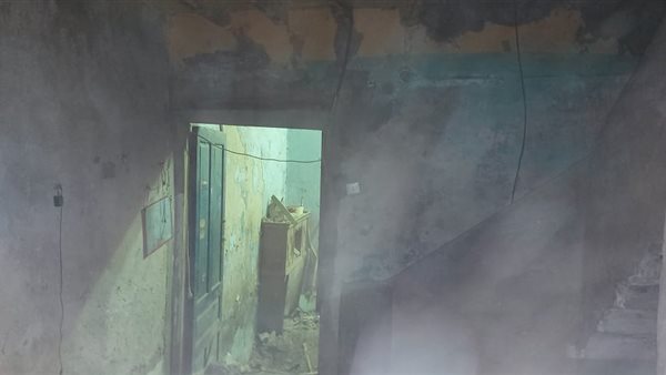 سقوط سقف منزل بأبوزعبل