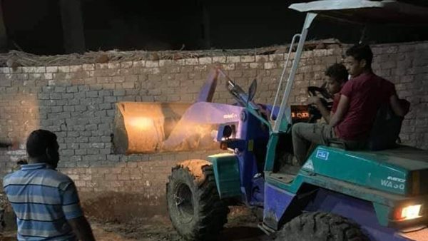 جانب من إزالة التعديات