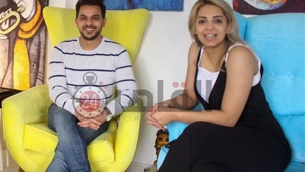 مي حلمي ومحمد رشاد