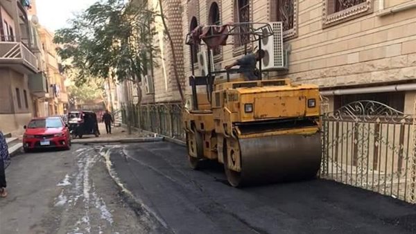 جانب من أعمال رصف