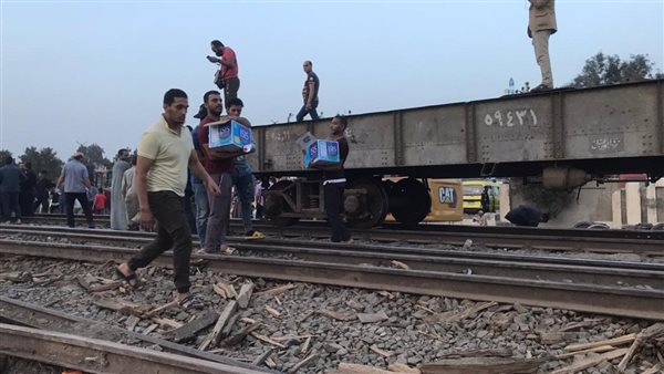 موقع حادث قطار طوخ