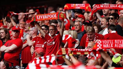 جماهير ليفربول تعترض على دوري السوبر الأوروبي