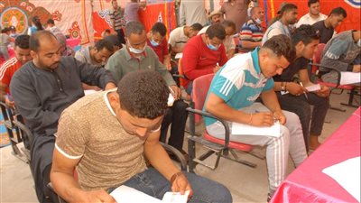 قافلة سكانية بقرية دفشو في البحيرة ضمن مبادرة 