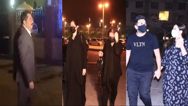 حضور عزاء والدة أحمد