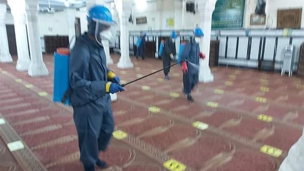 تعقيم مسجد سيدي بشر