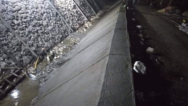 تبطين الترع في قرى