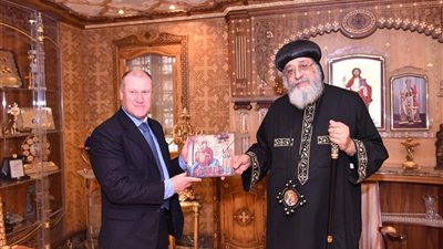 البابا يستقبل السفير الأسترالي الجديد وكبير مستشاري المشروع الأمريكي لعلاج الإيدز