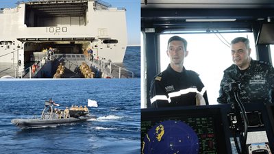 ختام فاعليات التدريب البحرى المصرى الفرنسى العابر