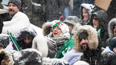 محتجون من أصل جزائري يتظاهرون في كندا ضد ترشح بوتفليقة