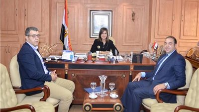 وزيرة الهجرة تلتقي المدير التنفيذي للمنطقة اللوجستية بطنطا.. تعرف على تفاصيل المشروع