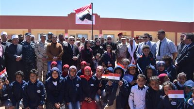 القوات المسلحة تفتتح مدرستين لخدمة التجمعات البدوية والنائية بسانت كاترين