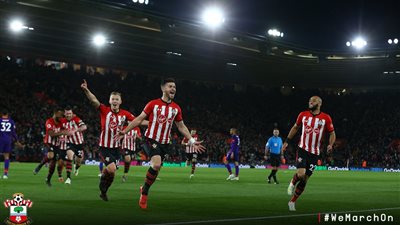 ساوثهامبتون يسجل الهدف الأول في شباك ليفربول