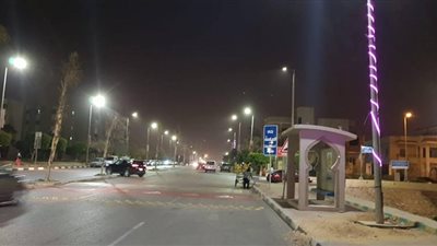 جهاز “الشروق” يلجأ إلى إنارة أعمدة شوارع بلمبات الليد كتحذير للمطبات