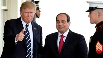 السيسي يصل البيت الأبيض لمقابلة نظيره دونالد ترامب