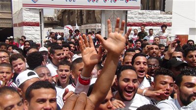 حافلات جماهير الزمالك تصل ستاد الجيش لمؤازرة فريقهم أمام حسنية أغادير