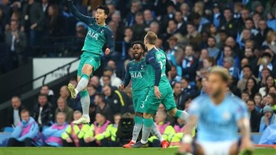 توتنهام يهزم مانشستر سيتي ويتأهل إلي نصف نهائي دوري أبطال أوروبا في مباراة مجنونة