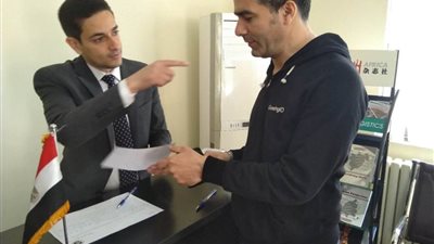 توافد الجالية المصرية للتصويت على التعديلات الدستورية في الصين (صور)