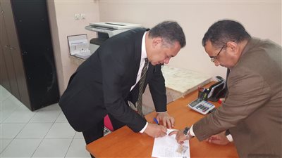 المصريون في المغرب يتوافدون للتصويت في الاستفتاء على التعديلات الدستورية (صور)