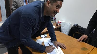 من الإسكندرية.. أمير كرارة يُشارك في الاستفتاء على تعديلات الدستور (صور)