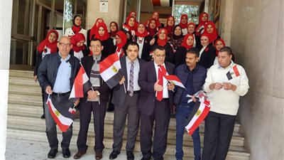 قنصل مصر بنيويورك: المئات غنوا داخل القنصلية للاحتفال برسم خريطة مصر (فيديو)