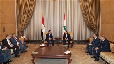 رئيس الوزراء اللبناني يستفسر من مدبولي عن التجربة المصرية للنهضة