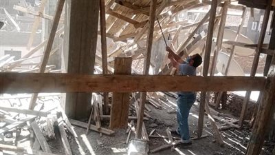 تنفيذ إزالة فورية لمخالفة بناء بحي شرق أسيوط