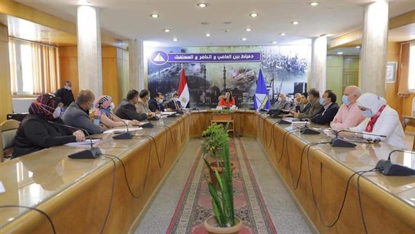 محافظ دمياط مع أعضاء