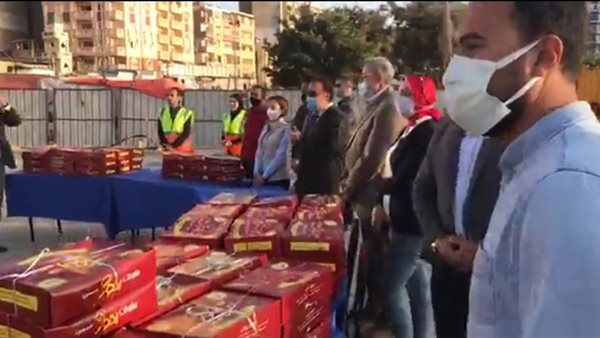 إفطار عمال محطة مصر