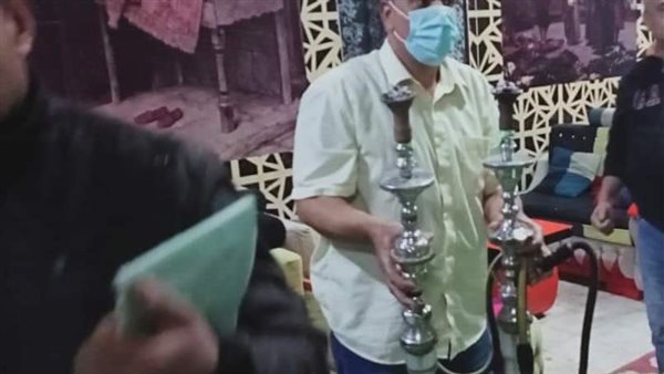 مصادرة الشيش بمقاهي