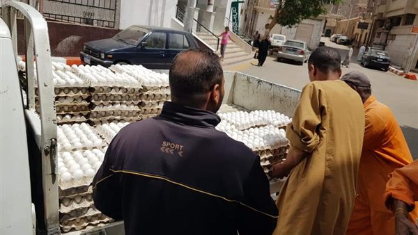 توزيع كراتين بيض