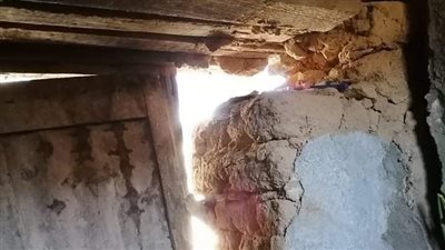 قبل وقوع كارثة.. أسرة تستغيث بعد تصدع منزلها بأسوان: البيت هيقع علينا (صور)