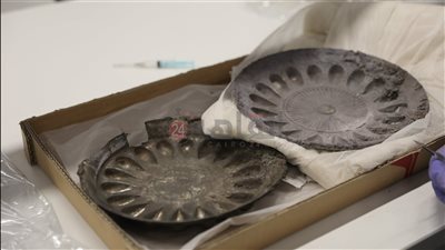 شاهد قطع المعادن داخل المتحف المصري الكبير