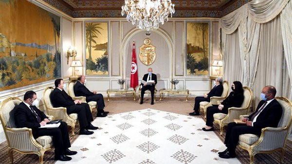استقبال الرئيس التونسي