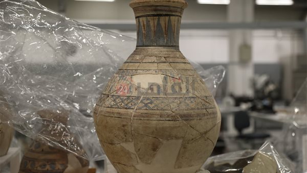 الفخار بالمتحف المصري