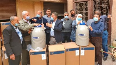 تانك نيتروجين بسعة 6 آلاف لتر لتحسين سلالات الماشية بالتلقيح الصناعي بالشرقية (صور)