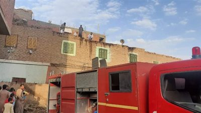 نشوب حريق بلوحة كهرباء استقبال مستشفى قوص المركزي بقنا