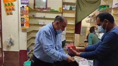 تموين الفيوم: ضبط صيدلية دون ترخيص بيوسف الصديق (صور)