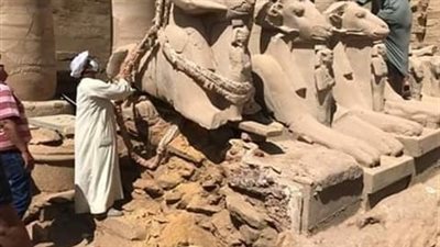 اليوم.. الحكم في دعوى وقف نقل تماثيل الكباش من الكرنك لتزيين ميدان التحرير