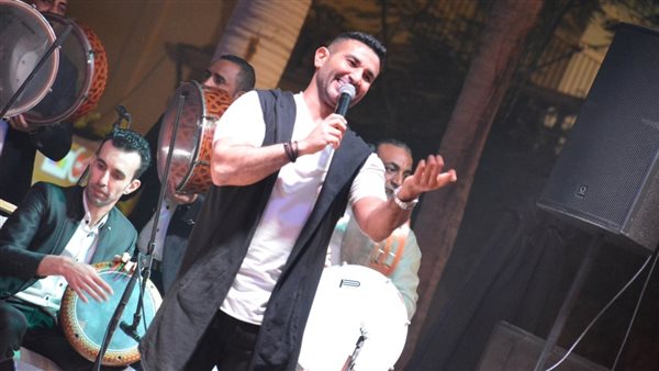 حفل أحمد سعد في خيمة