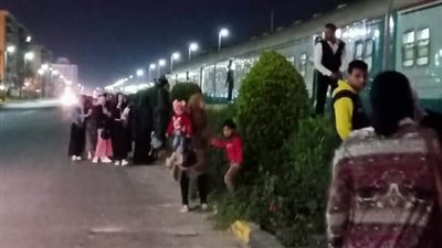 إصابة شخص بسبب انفصال عربة قطار في الإسكندرية