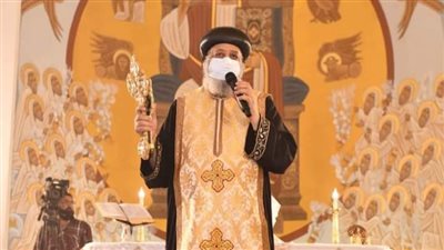 البابا تواضروس يترأس صلوات خميس العهد في  دير الشهيد مارمينا بالإسكندرية