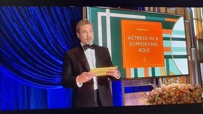 براد بيت يخطف الأنظار في حفل توزيع جوائز الأوسكار 2021