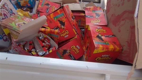 ضبط سلع غذائية منتهية