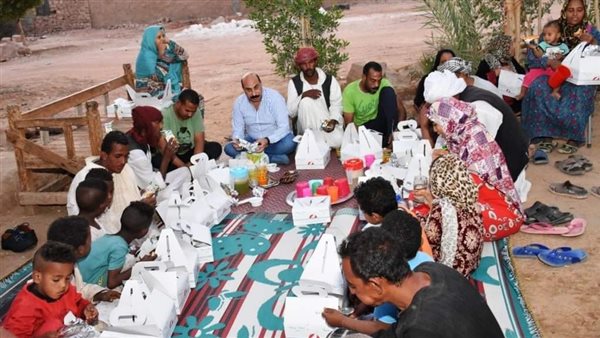 محافظ أسوان يتناول