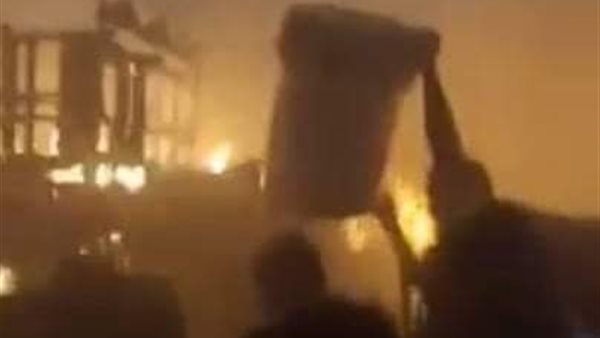 حريق قرية الحسينات