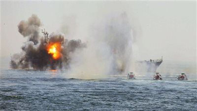 اعتراض وتدمير زورق مفخخ مسير عن بعد قرب ينبع السعودية