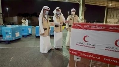 وصول شحنة طبية من الإمارات إلى سوريا للمساعدة في التصدي لكورونا