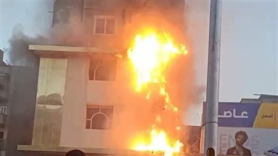  السيطرة على حريق بأحد العقارات في دمياط